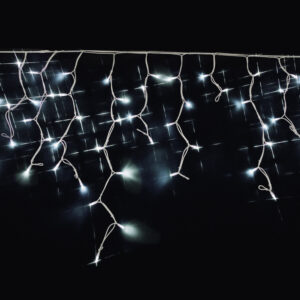 Tenda Sfalsata 200 Led 5mt H.60cm Prolungabile Luce Fredda con Flash